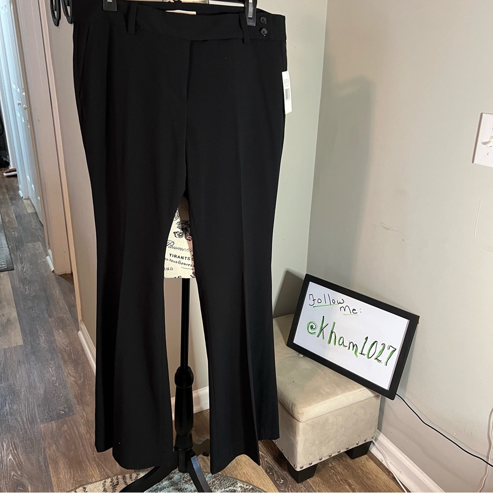 Michael Kors Flared Dress Pants Size 16 Black